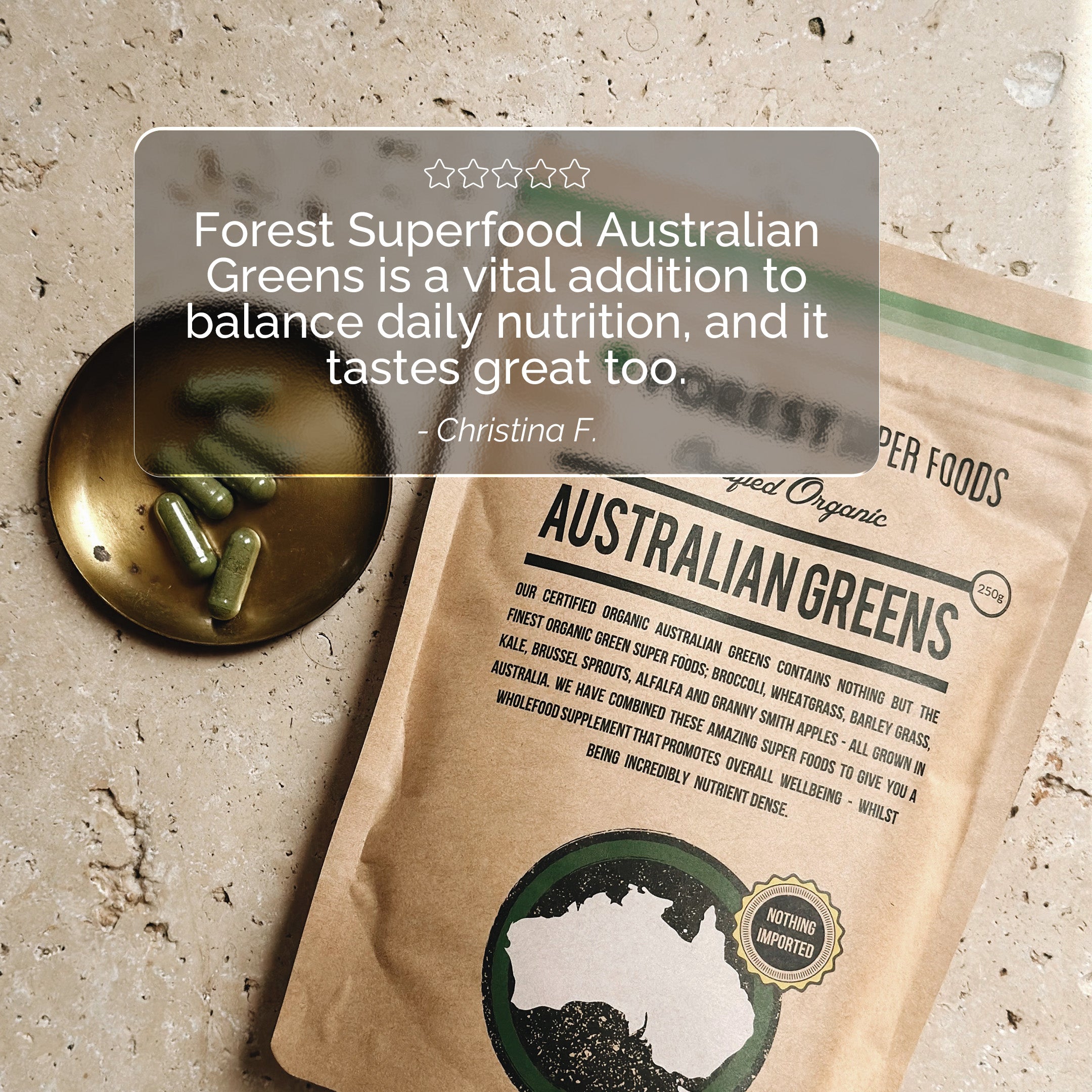 Australian Greens Whole Food Capsules