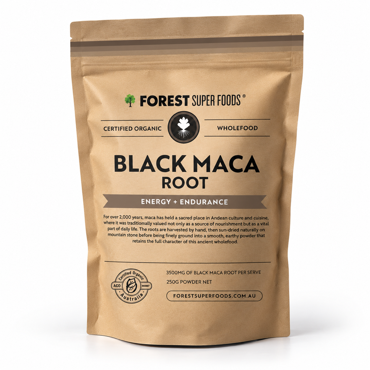 Certified Organic Black Maca Powder